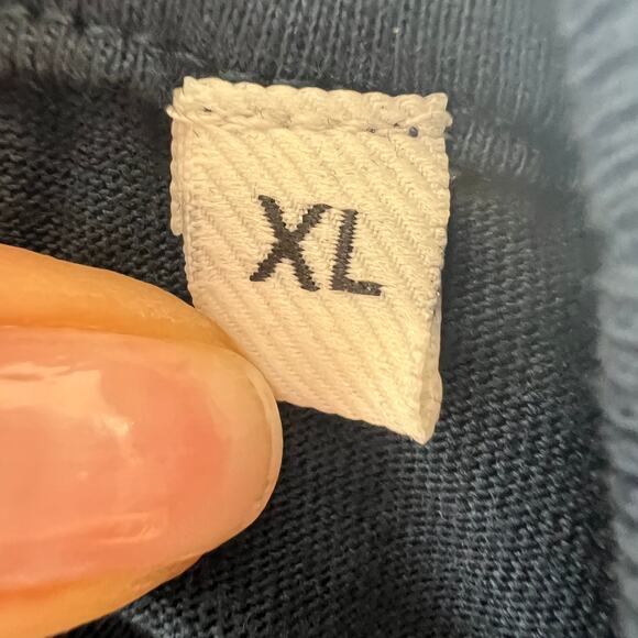 French Disorder Navy Blue "Monsieur Marais" T-Shirt Top Cotton Crewneck Size XL - Picture 10 of 12